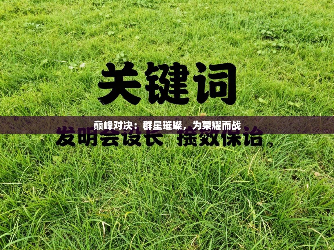 巅峰对决：群星璀璨，为荣耀而战  第2张